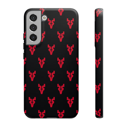 Mazatlán Bull Phone Case – Black Red Streetwear Tough Shockproof Cover
