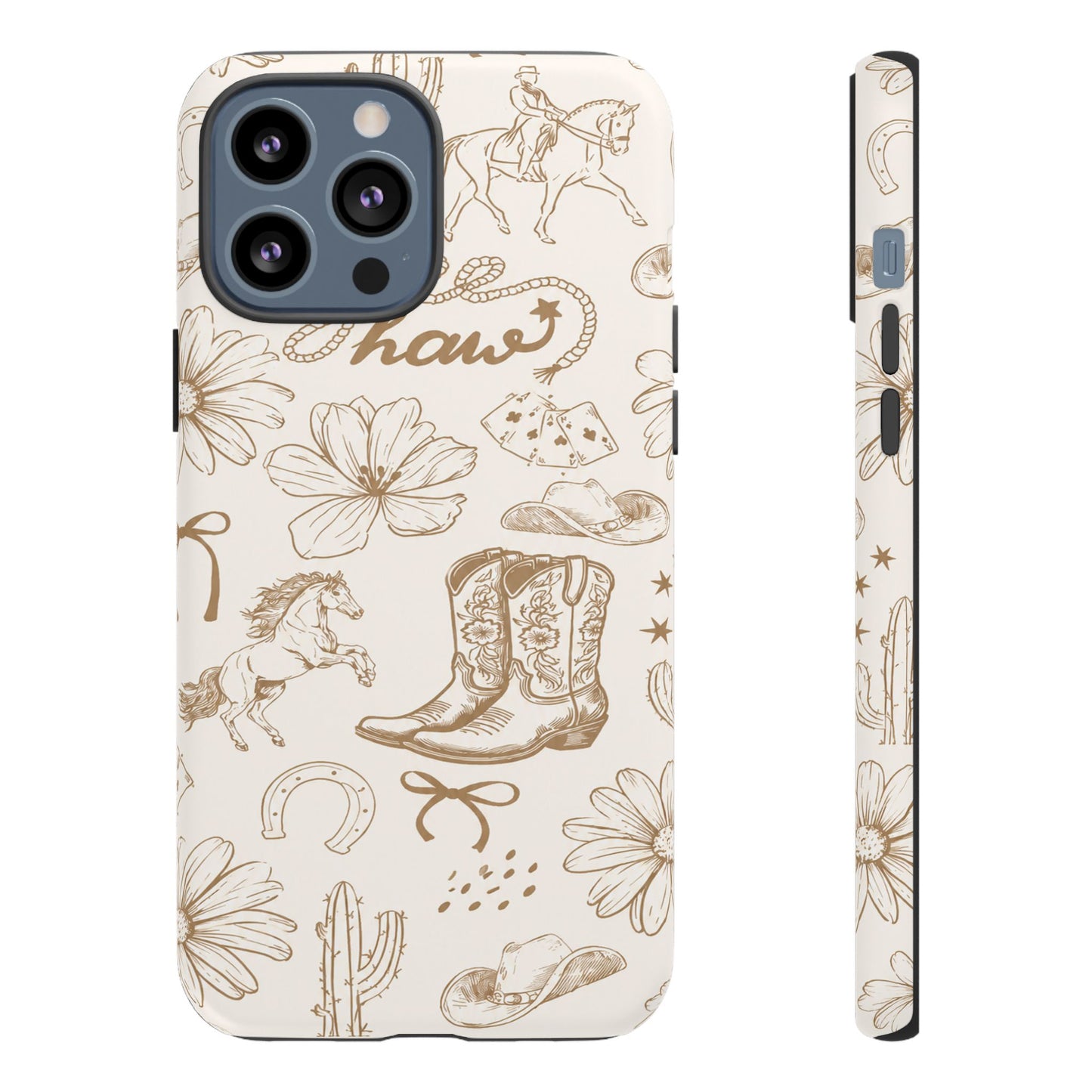 Western Cowgirl Phone Case for iPhone Samsung Galaxy Pixel Tough Case