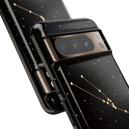 Taurus Zodiac Constellation Phone Case – Luxe Gold Celestial Cover