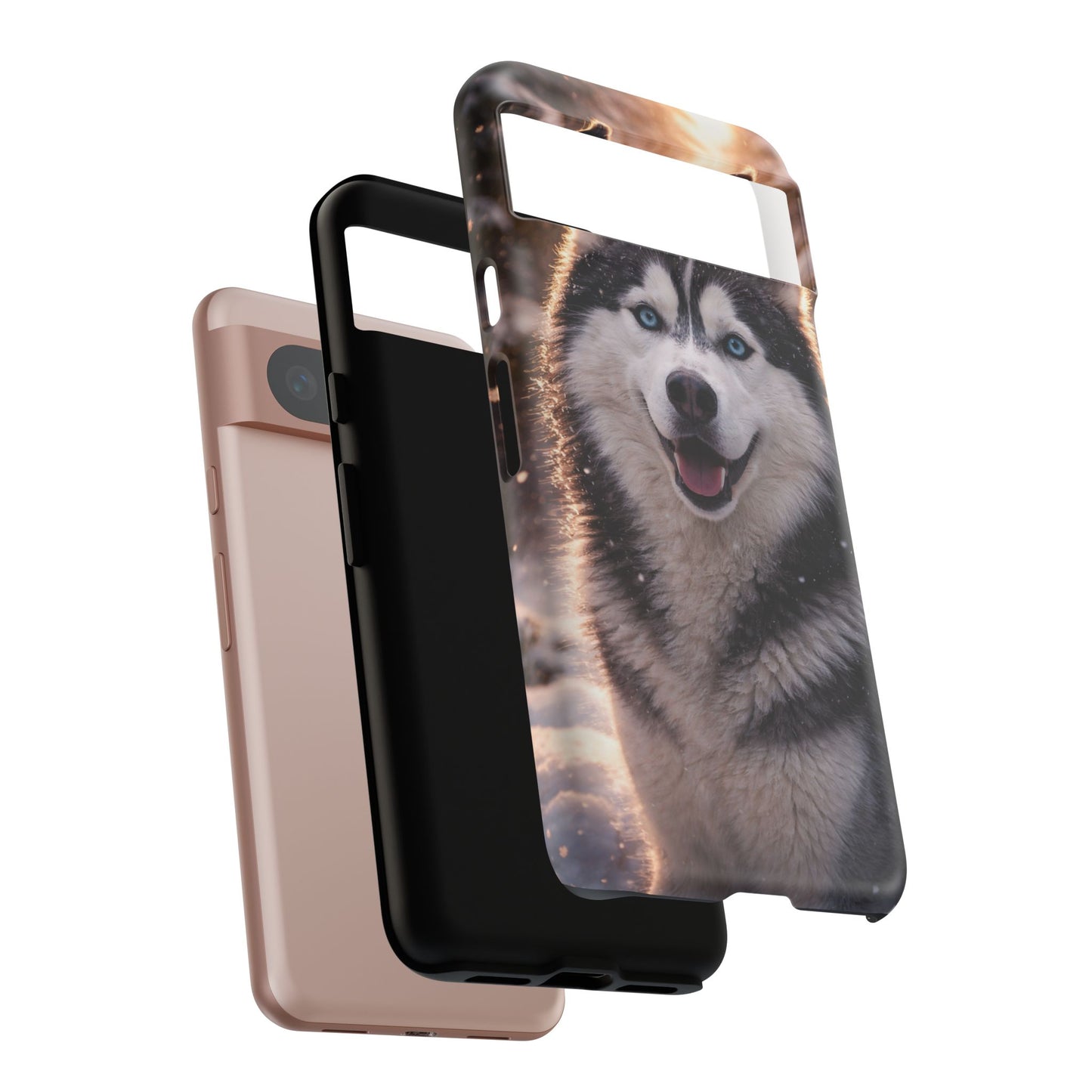 Siberian Husky Tough Phone Case | Blue Eyes Dog Cover Protective iPhone Case