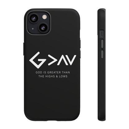 God Is Greater Than The Highs & Lows G>∧∨ Christian Phone Case