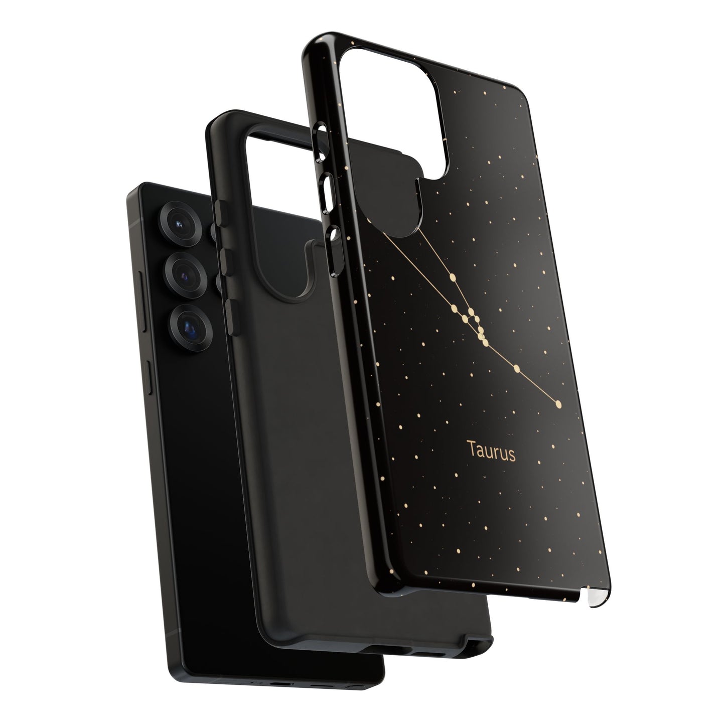 Taurus Zodiac Constellation Phone Case – Luxe Gold Celestial Cover