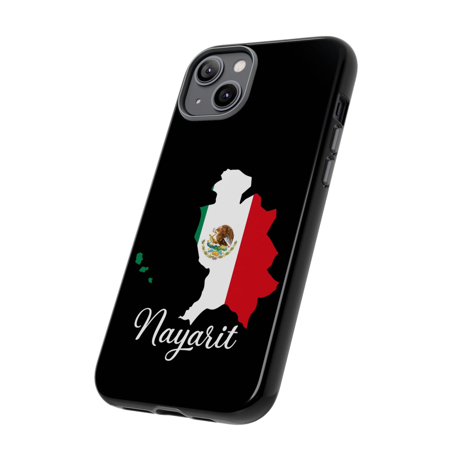 Nayarit Mexico Flag Map Phone Case | Mexican American Pride Tough Case for iPhone & Samsung