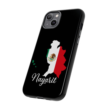 Nayarit Mexico Flag Map Phone Case | Mexican American Pride Tough Case for iPhone & Samsung