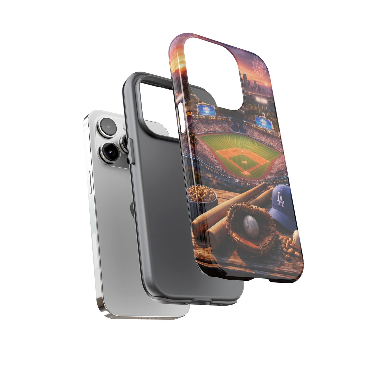 Baseball Sunset Stadium Phone Case LA Game Day Sports Aesthetic Case