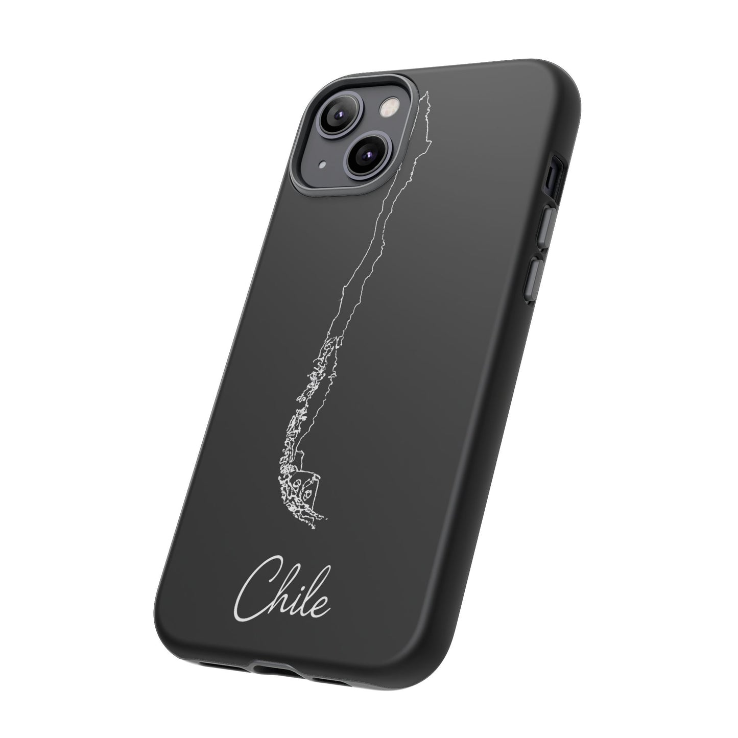 Chile Outline Phone Case – Minimal Country Map Tough Case (iPhone, Samsung, Pixel)
