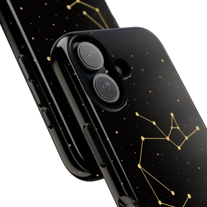 Sagittarius Zodiac Constellation Phone Case – Luxe Gold Celestial Cover
