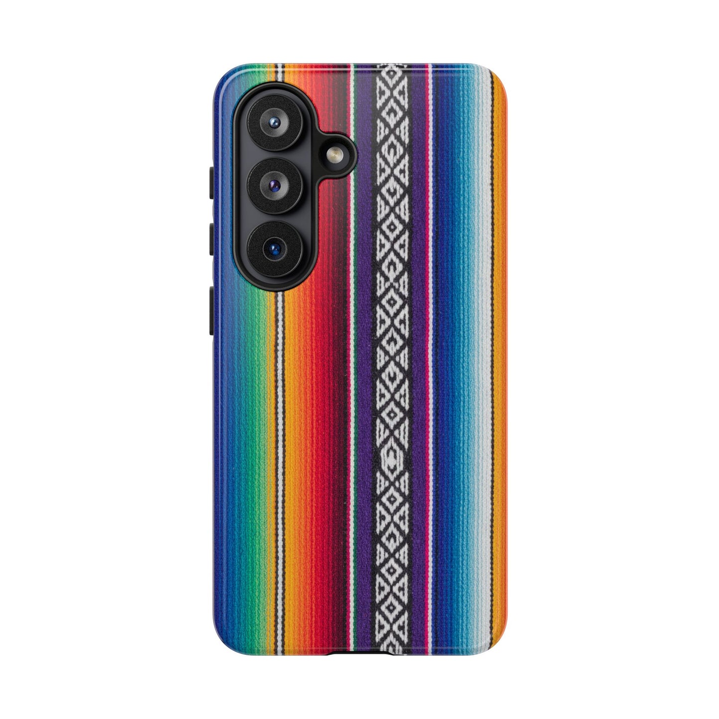 Serape Stripe Phone Case – Colorful Mexican Blanket Pattern Tough Case