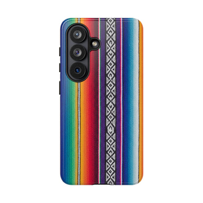 Serape Stripe Phone Case – Colorful Mexican Blanket Pattern Tough Case