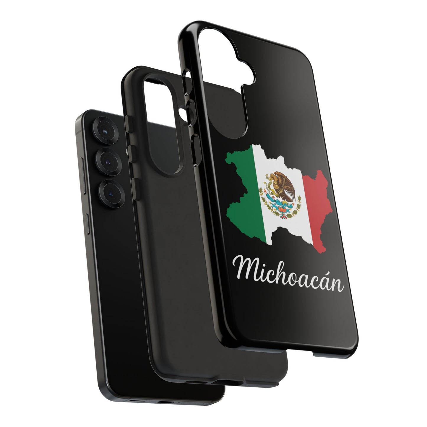 Michoacán Mexico Flag Map Phone Case | Mexican American Pride Tough Case for iPhone & Samsung