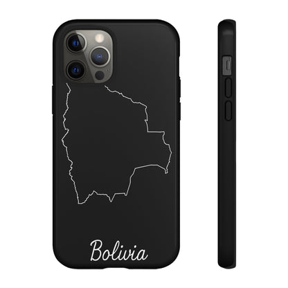 Bolivia Outline Phone Case – Minimal Country Map Tough Cover