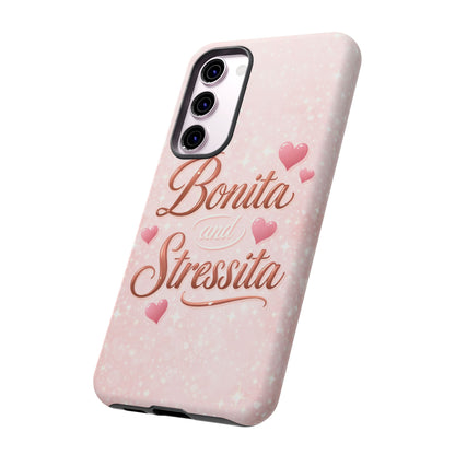 Bonita Stressita Phone Case Cute Latina Aesthetic Pink Coquette Case