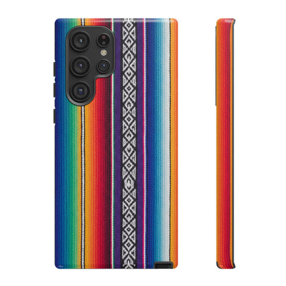 Serape Stripe Phone Case – Colorful Mexican Blanket Pattern Tough Case