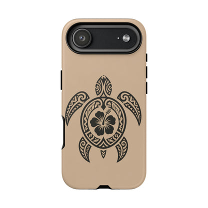 Polynesian Turtle Phone Case | Hawaiian Beach Tough Cover