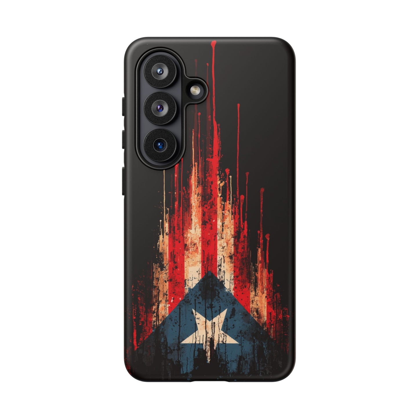 Puerto Rico Flag Phone Case | Distressed Puerto Rican Flag Tough Case | Boricua Pride Protective iPhone Samsung Cover