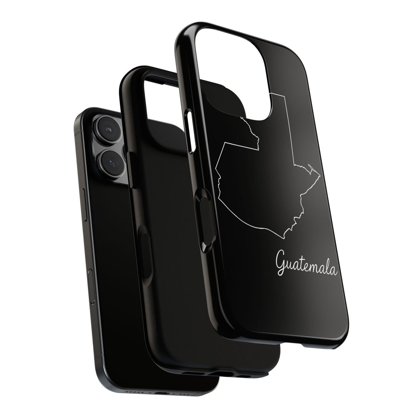 Guatemala Outline Phone Case – Minimal Country Map Tough Case (iPhone, Samsung, Pixel)