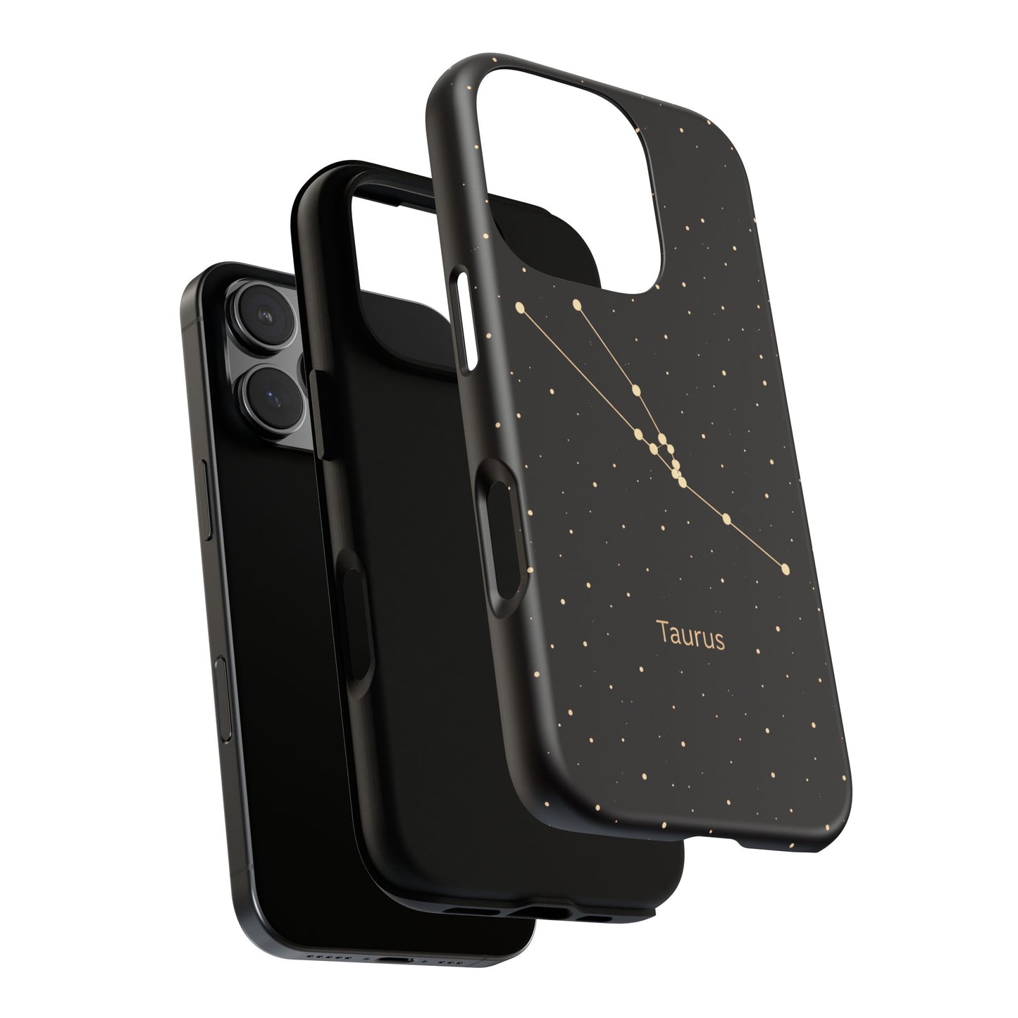 Taurus Zodiac Constellation Phone Case – Luxe Gold Celestial Cover