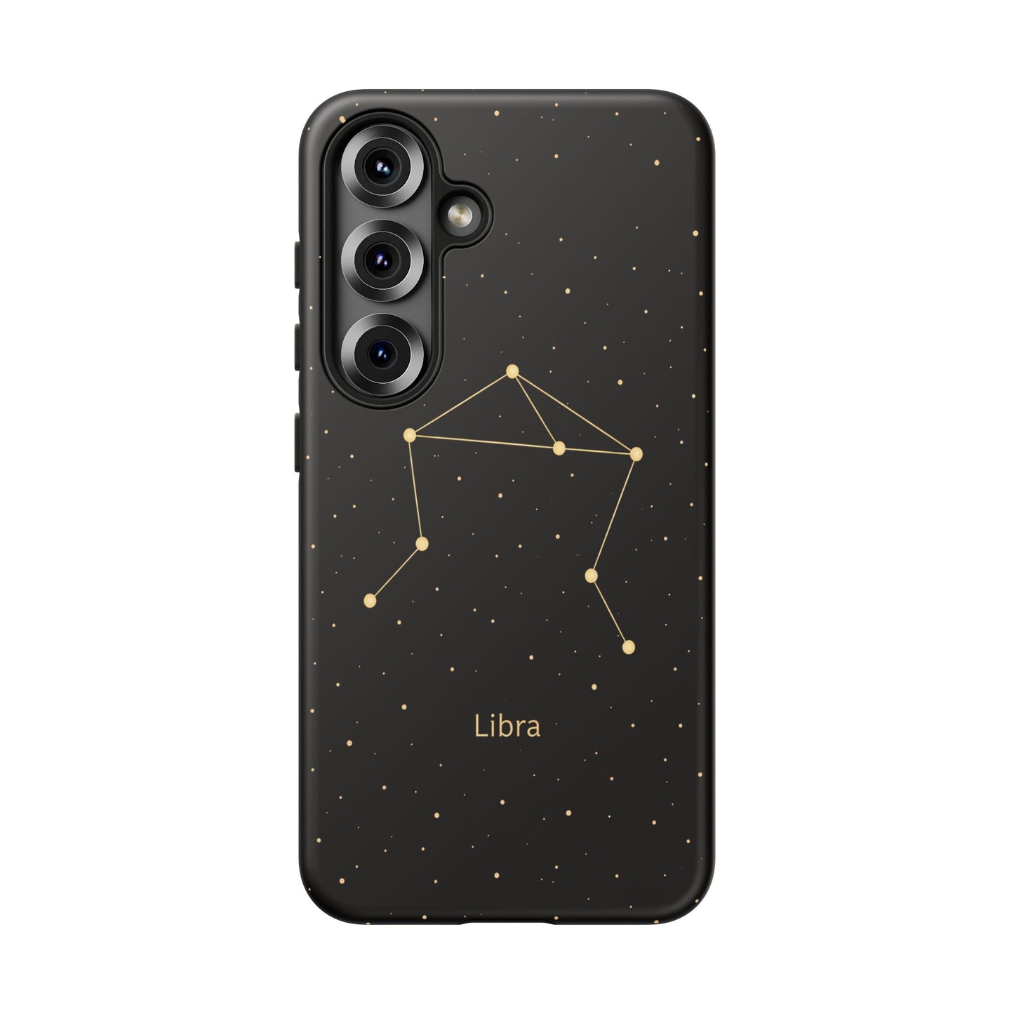 Libra Zodiac Constellation Phone Case – Luxe Gold Celestial Cover
