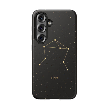Libra Zodiac Constellation Phone Case – Luxe Gold Celestial Cover