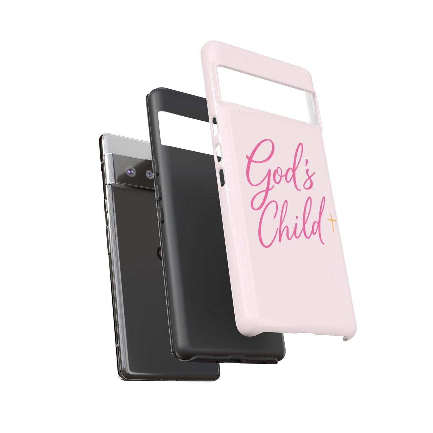 Gods Child Phone Case Christian Pink Aesthetic Tough iPhone Case