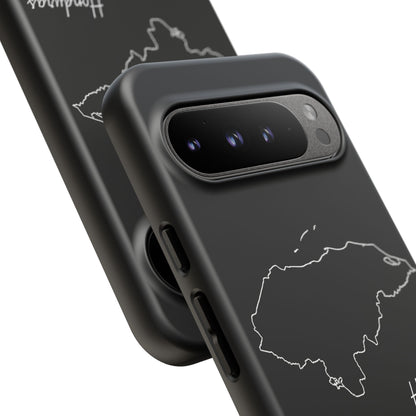 Honduras Outline Phone Case – Minimal Country Map Tough Case (iPhone, Samsung, Pixel)