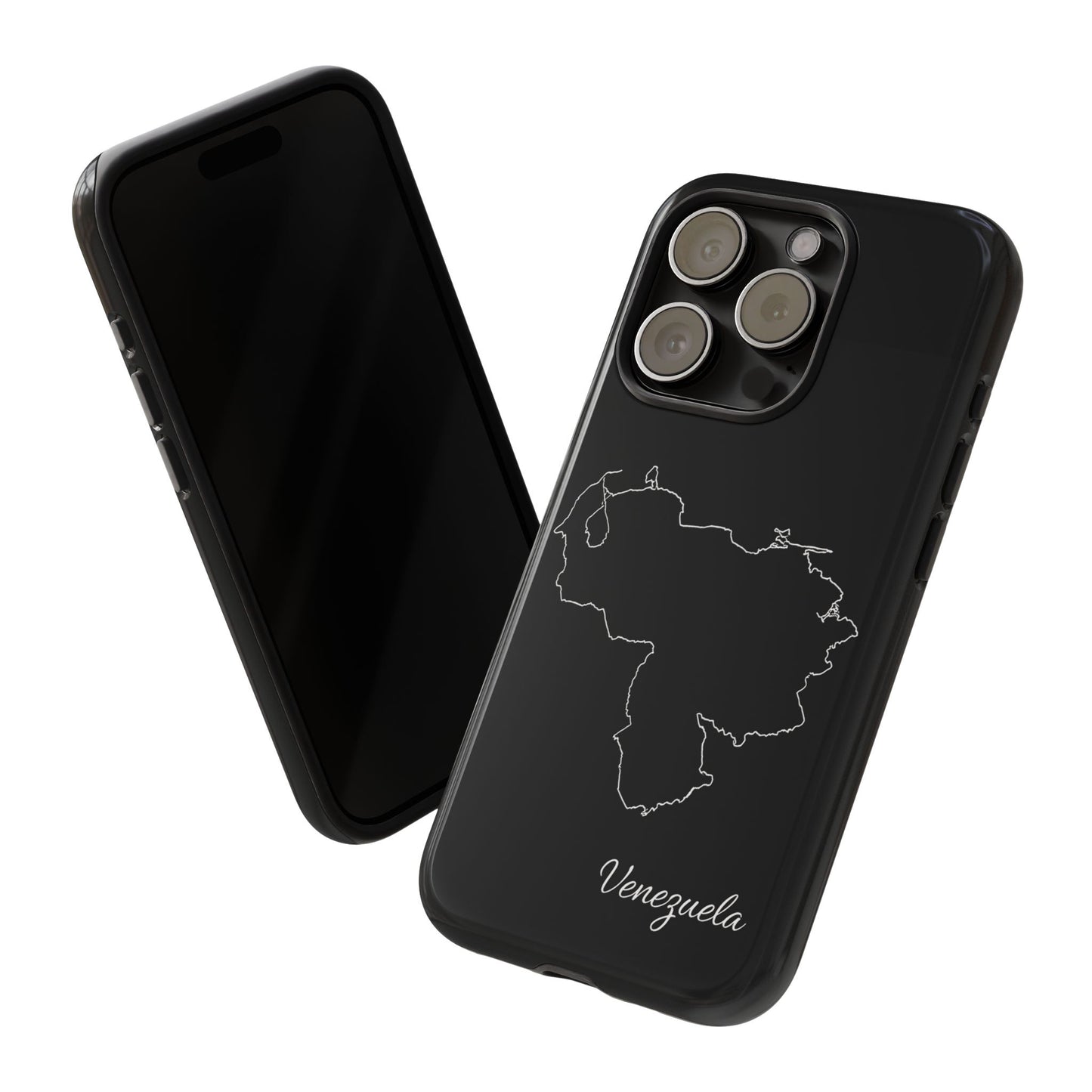 Venezuela Outline Phone Case – Minimal Country Map Tough Case (iPhone, Samsung, Pixel)