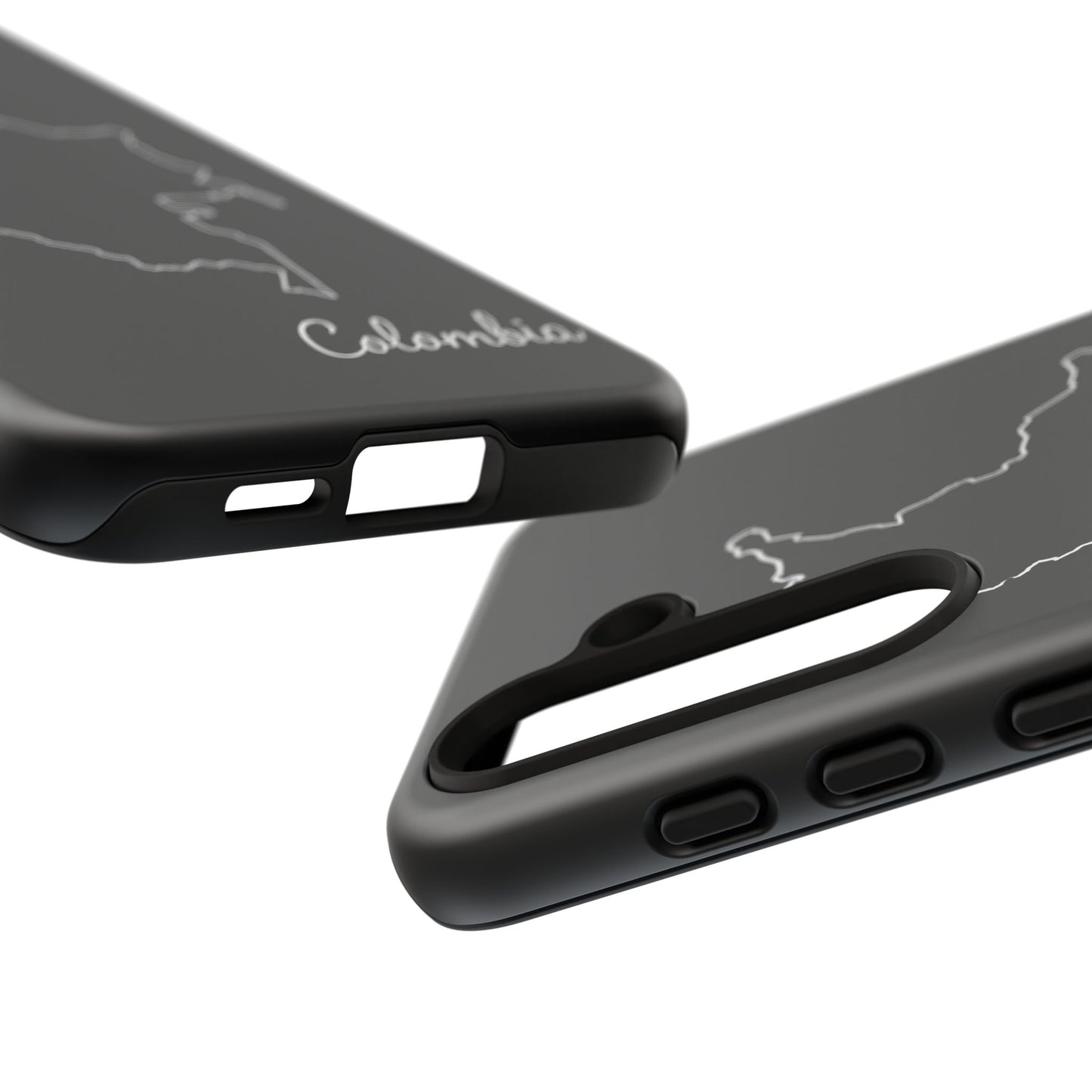 Colombia Outline Phone Case – Minimal Country Map Tough Case (iPhone, Samsung, Pixel)