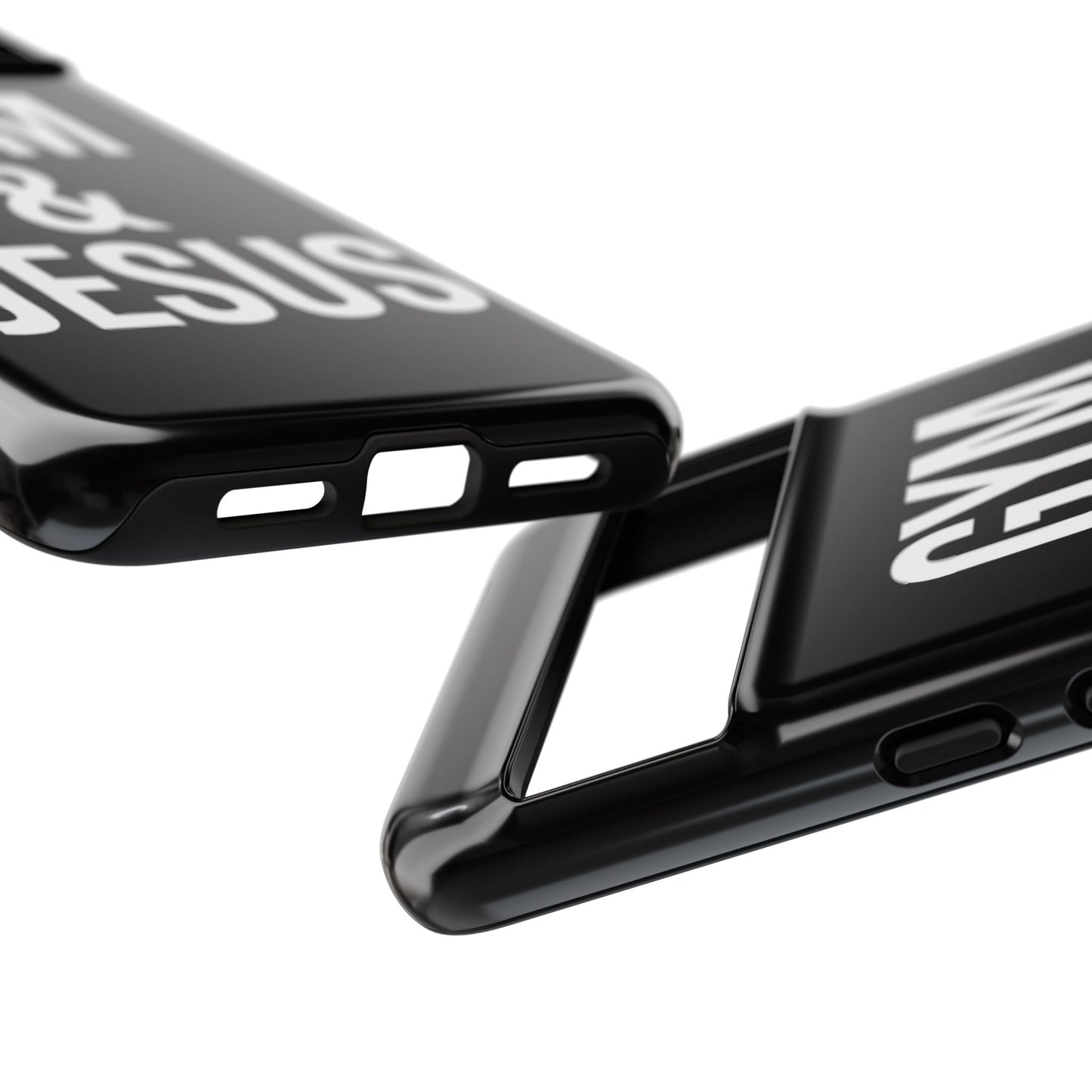 Gym & Jesus Phone Case Christian Faith Workout Gym Motivation Case