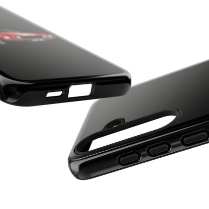 Red Muscle Car Phone Case – Classic Car Racing Tough Protective Case