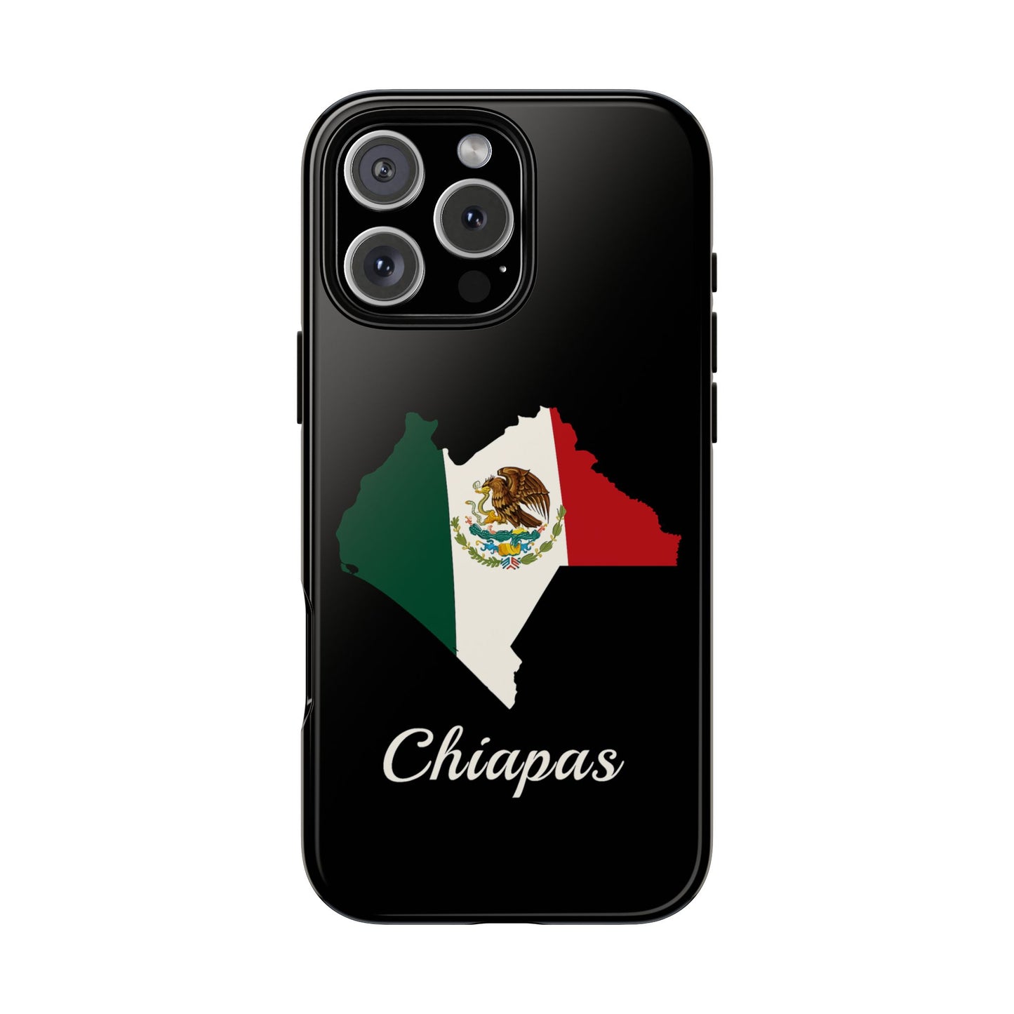 Chiapas Mexico Flag Map Phone Case | Mexican American Pride Tough Case for iPhone & Samsung