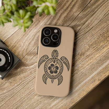Polynesian Turtle Phone Case | Hawaiian Beach Tough Cover
