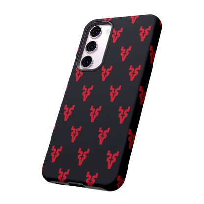 Mazatlán Bull Phone Case – Black Red Streetwear Tough Shockproof Cover