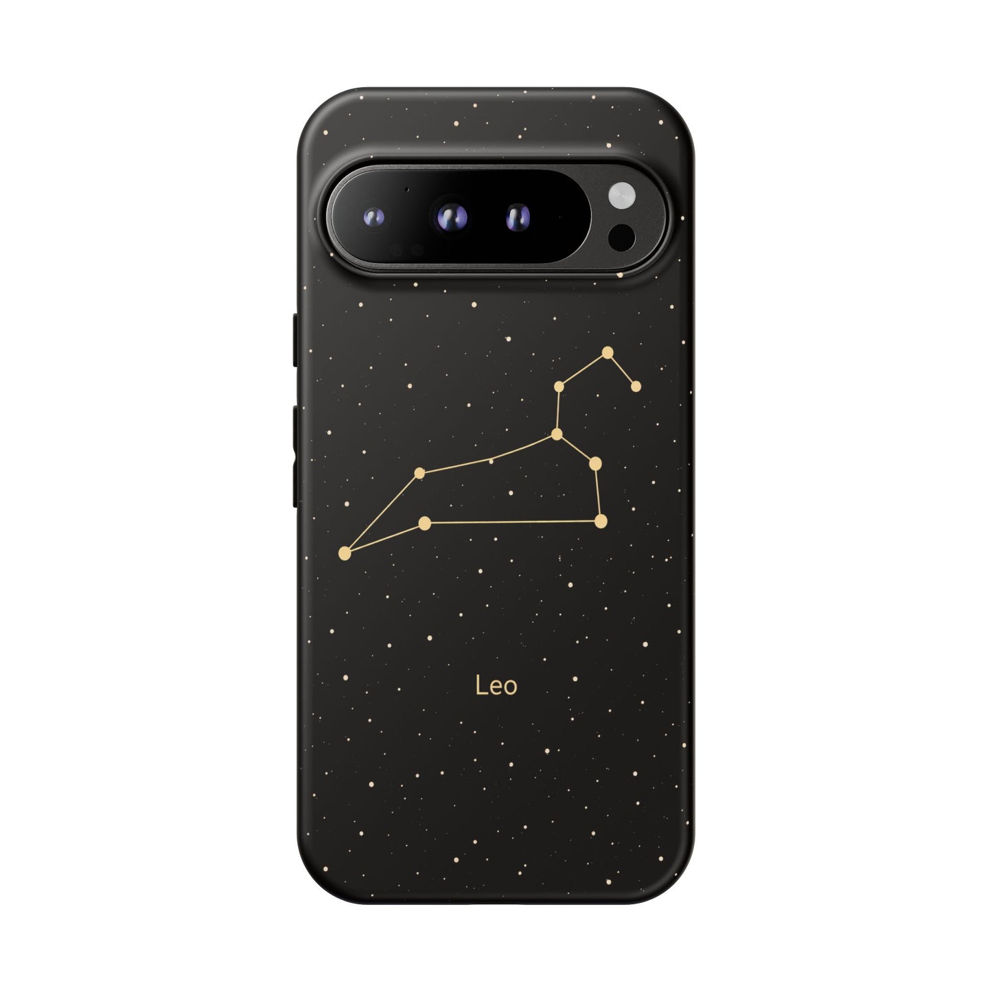 Leo Zodiac Constellation Phone Case – Luxe Gold Celestial Cover