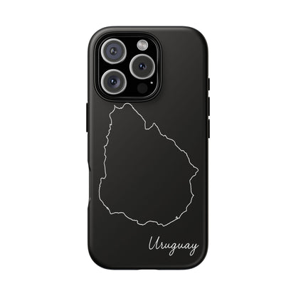 Uruguay Outline Phone Case – Minimal Country Map Tough Case (iPhone, Samsung, Pixel)
