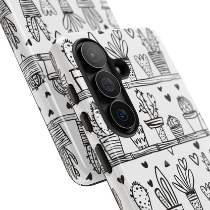 Cactus Succulent Phone Case Cute Plant Aesthetic iPhone Samsung Cover