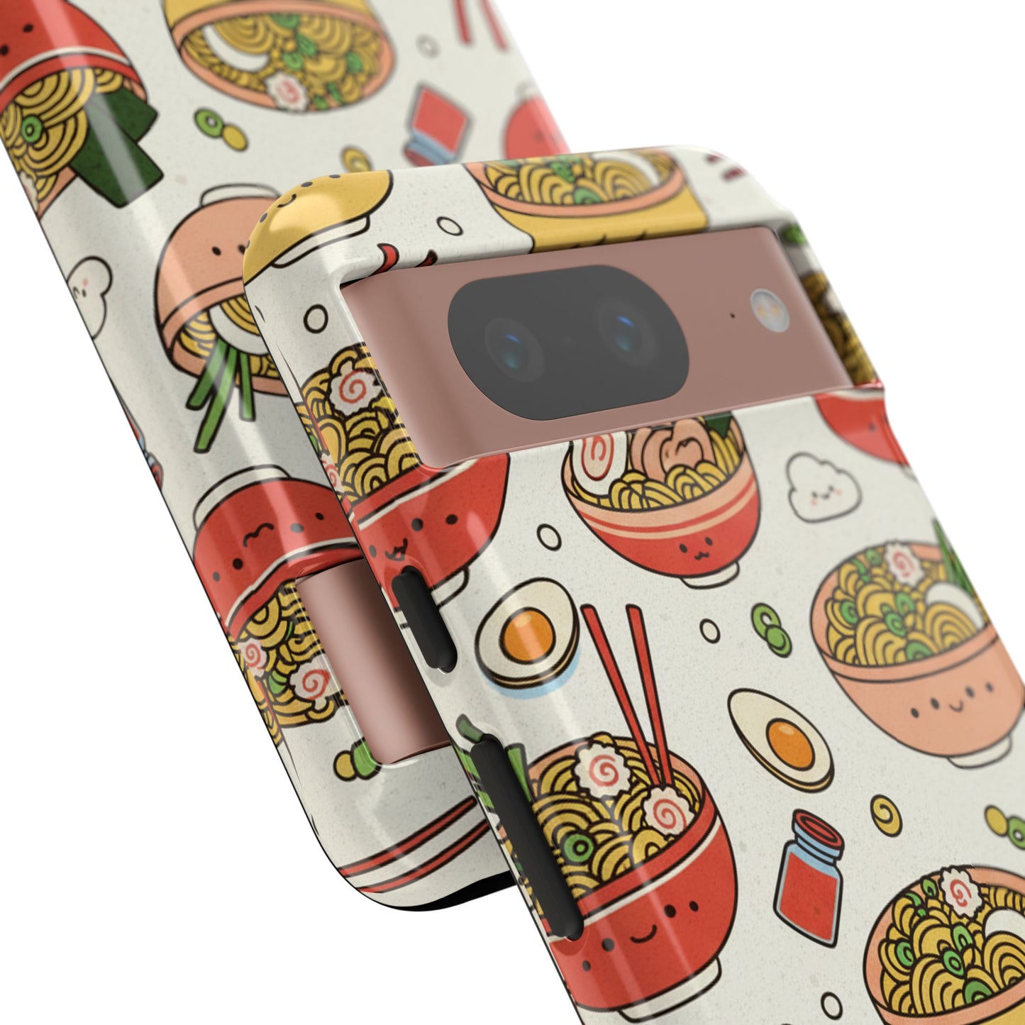 Kawaii Ramen Phone Case – Cute Japanese Food Pattern | Noodle Bowl Aesthetic Case