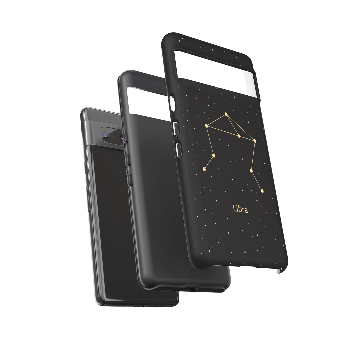 Libra Zodiac Constellation Phone Case – Luxe Gold Celestial Cover