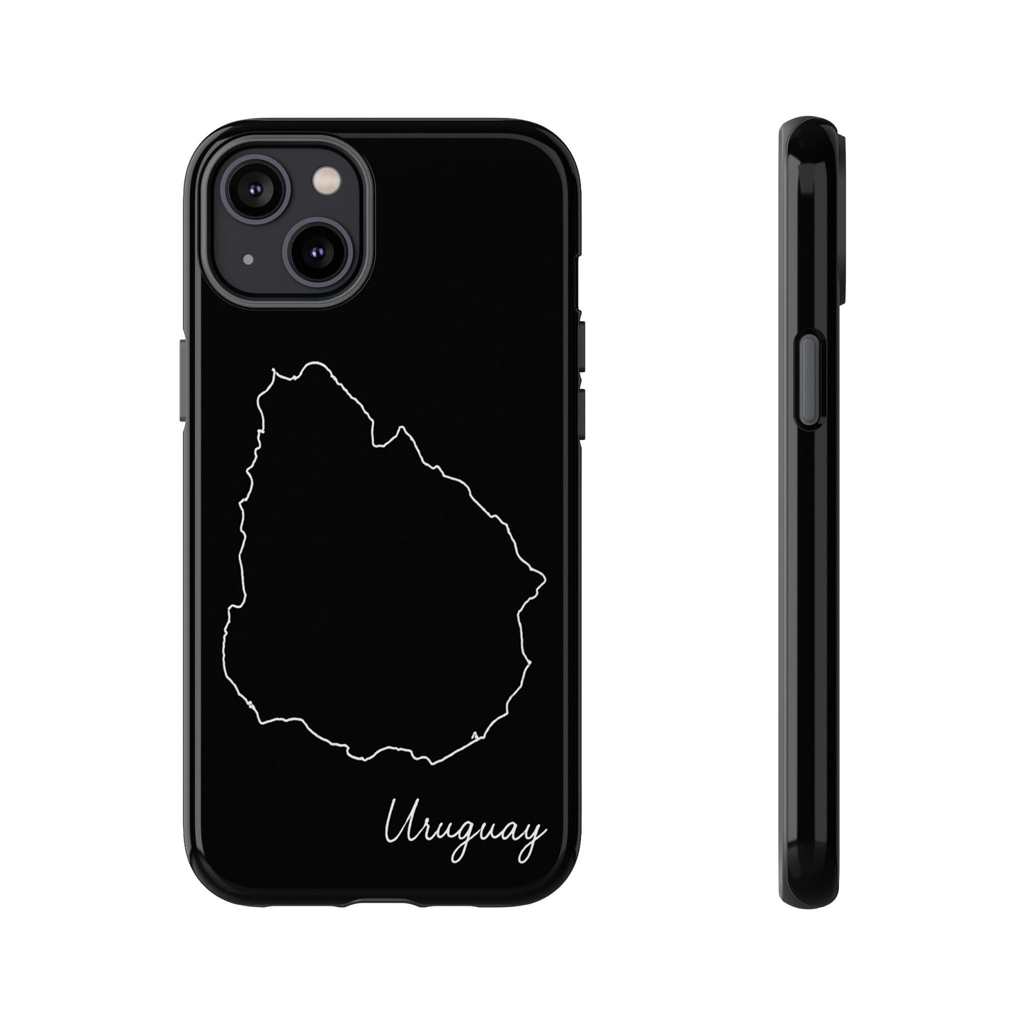 Uruguay Outline Phone Case – Minimal Country Map Tough Case (iPhone, Samsung, Pixel)