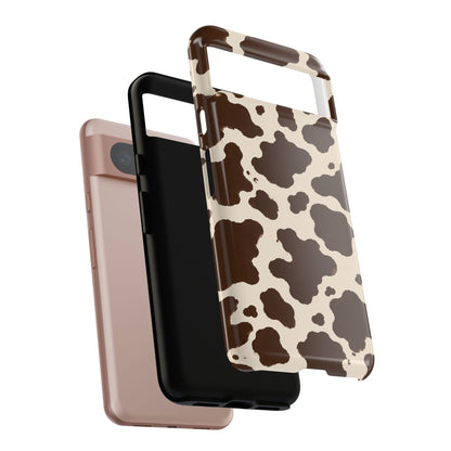 Western Cow Print Tough Phone Case for iPhone Samsung Galaxy Pixel