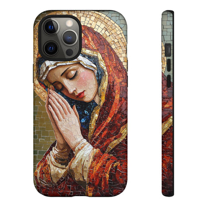 Virgin Mary Phone Case, Catholic Phone Case, Christian Aesthetic Case, Religious iPhone Case, Saint Art Case, Faith Gift