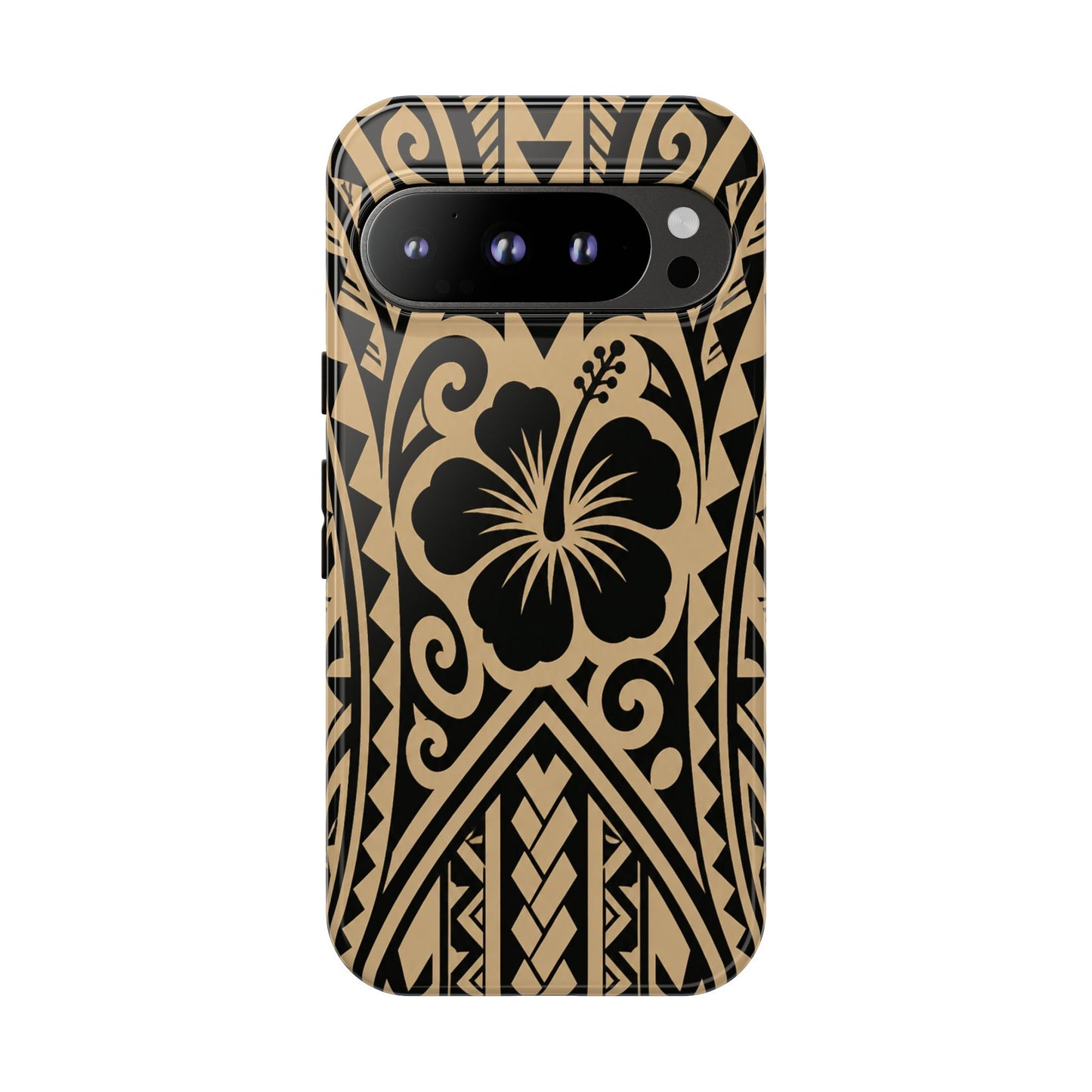 Polynesian Tribal Hawaiin Hibiscus Phone Case for iPhone Samsung Galaxy