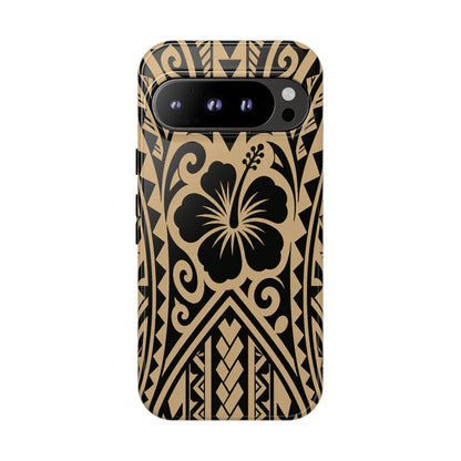 Polynesian Tribal Hawaiin Hibiscus Phone Case for iPhone Samsung Galaxy