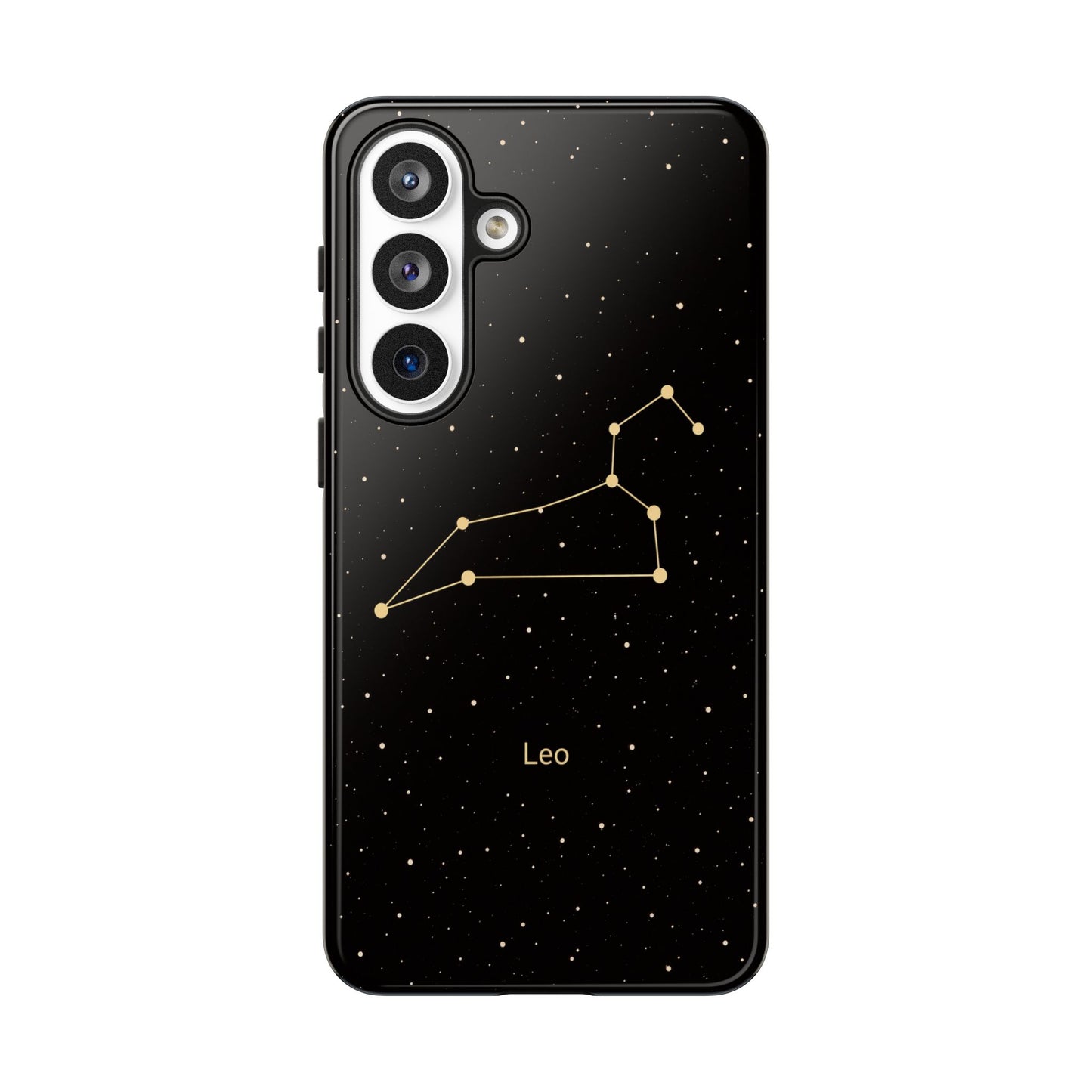 Leo Zodiac Constellation Phone Case – Luxe Gold Celestial Cover