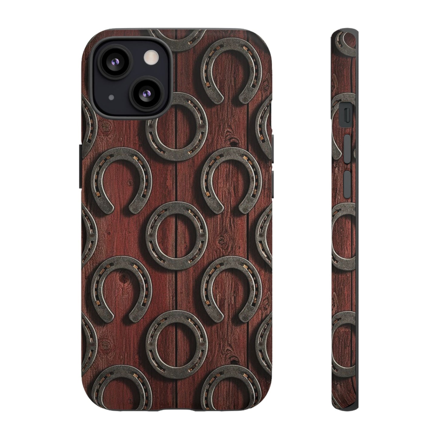 Rustic Horseshoe Western Phone Case – Cowboy Country Ranch Tough Case