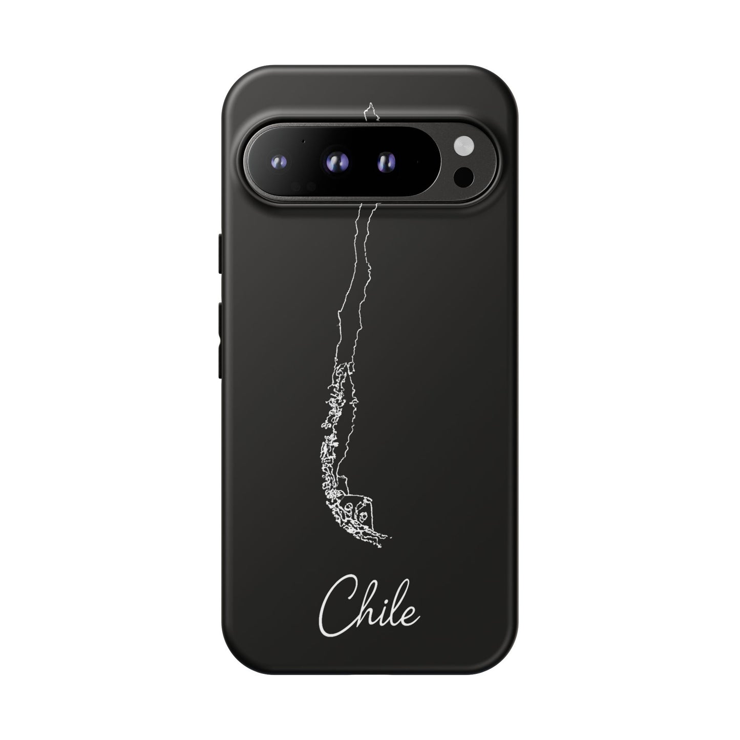Chile Outline Phone Case – Minimal Country Map Tough Case (iPhone, Samsung, Pixel)
