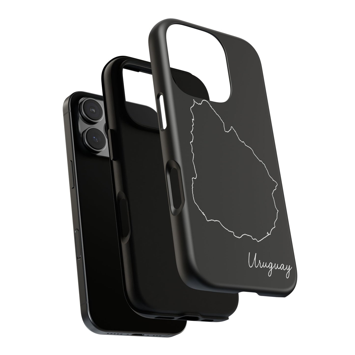 Uruguay Outline Phone Case – Minimal Country Map Tough Case (iPhone, Samsung, Pixel)