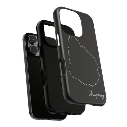Uruguay Outline Phone Case – Minimal Country Map Tough Case (iPhone, Samsung, Pixel)