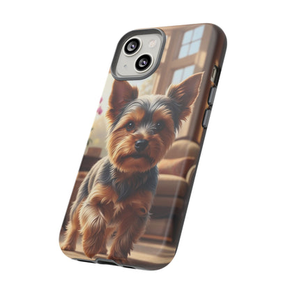 Yorkshire Terrier Phone Case – Cute Yorkie Puppy Tough Case (iPhone, Samsung, Pixel)