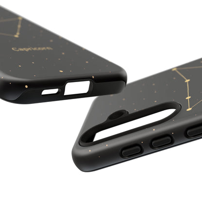 Capricorn Zodiac Constellation Phone Case – Luxe Gold Celestial Cover