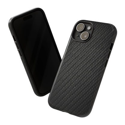 Carbon Fiber Inspired Phone Case – Rugged Slim Protective Tech Case for iPhone & Samsung